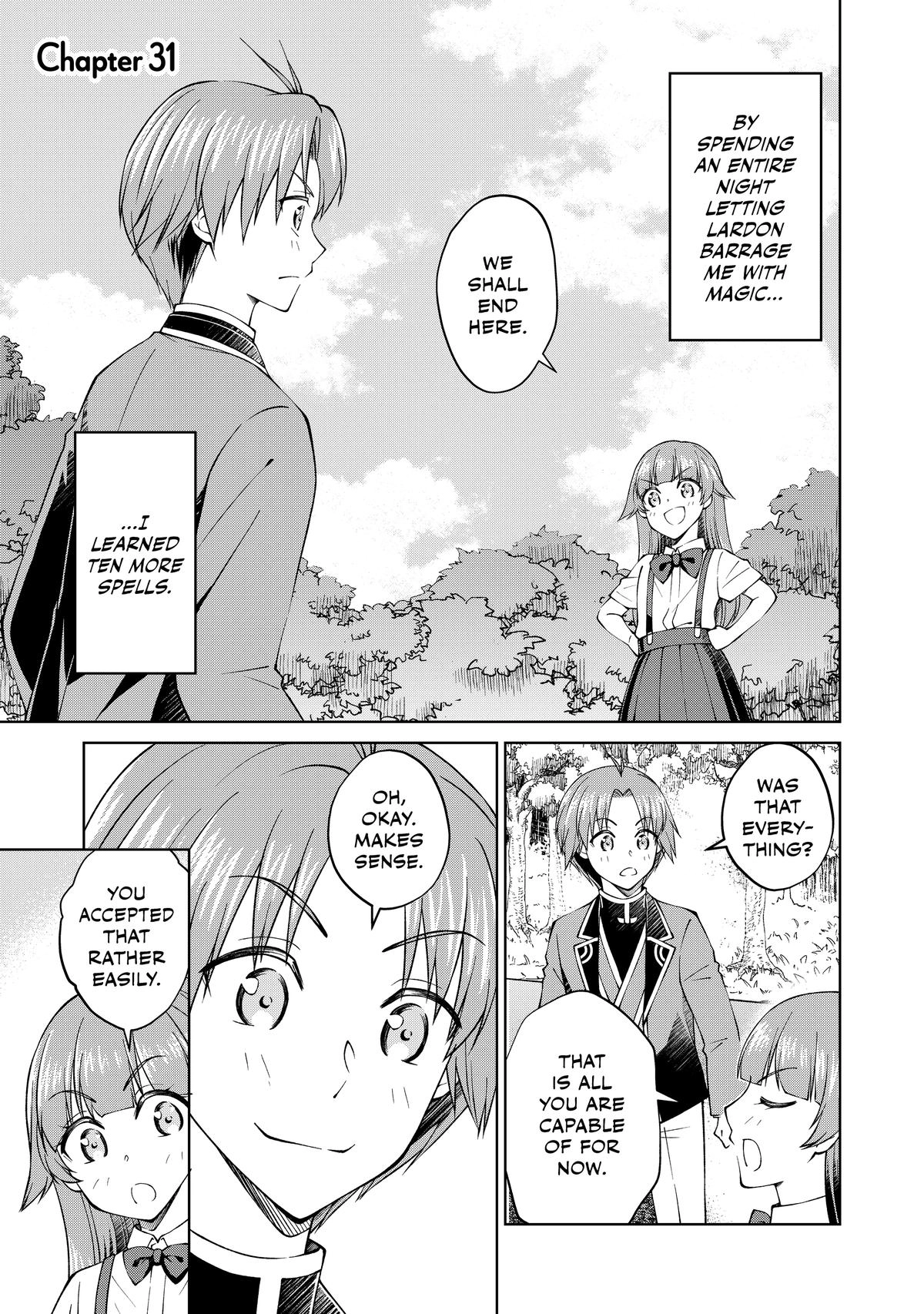 My Noble Family is Headed For Ruin, So I May As Well Study Magic In My Free Time Chapter 31 - Page 1