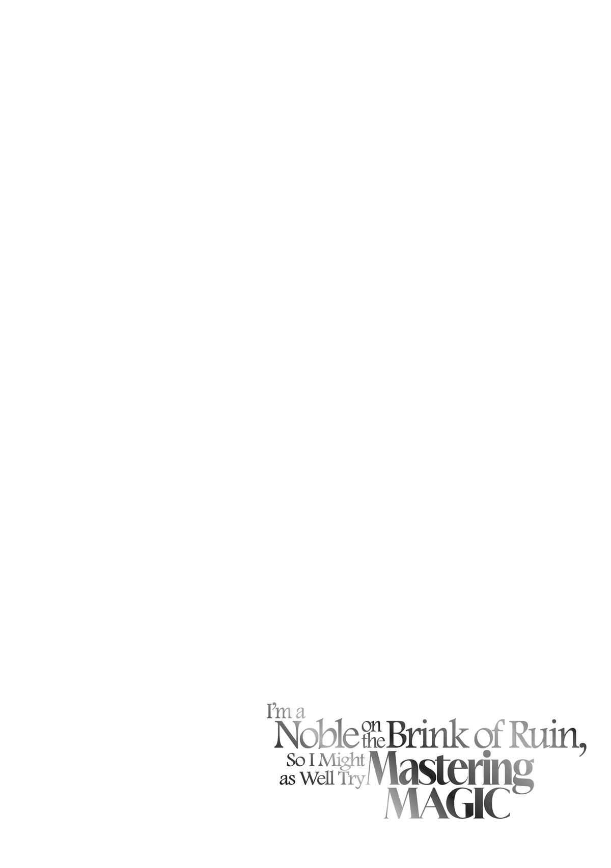 My Noble Family is Headed For Ruin, So I May As Well Study Magic In My Free Time Chapter 32 - Page 20