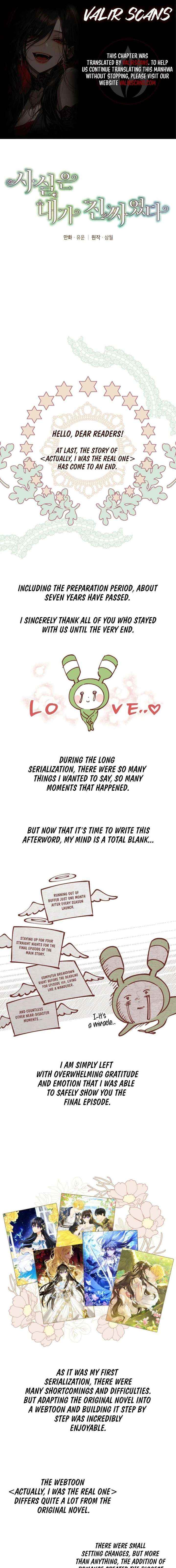 Actually, I Was the Real One Chapter 160.1 - Page 2