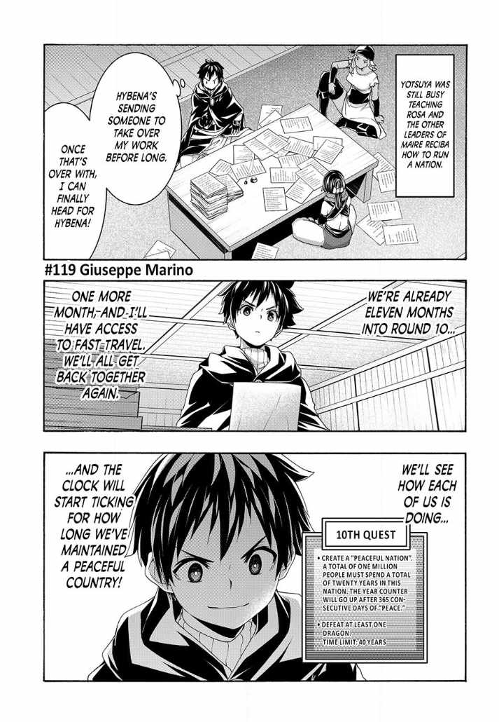 100 man no Inochi no Ue ni Ore wa Tatte Iru Chapter 119 - Page 1