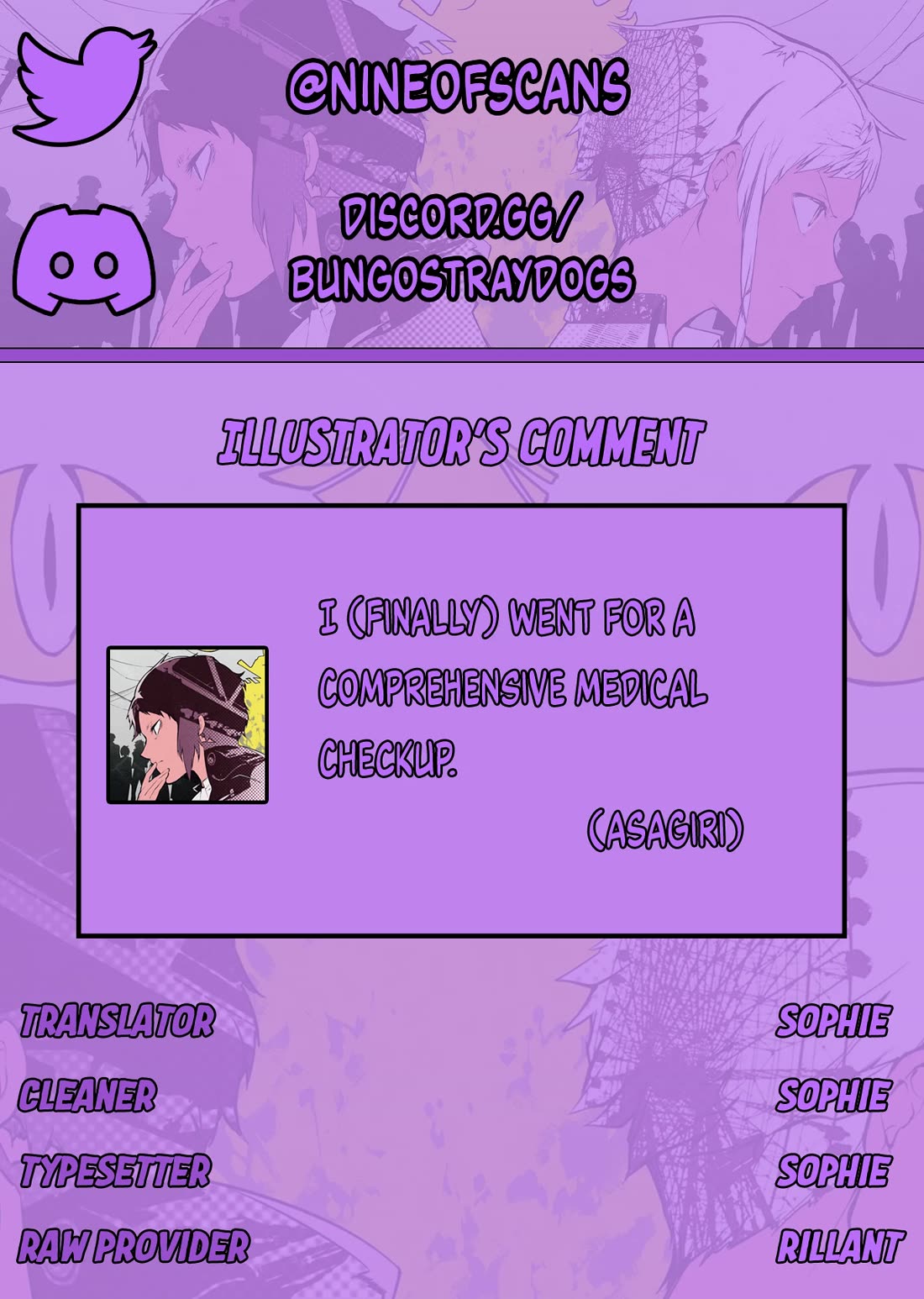 Bungou Stray Dogs Chapter 129.5 - Page 1