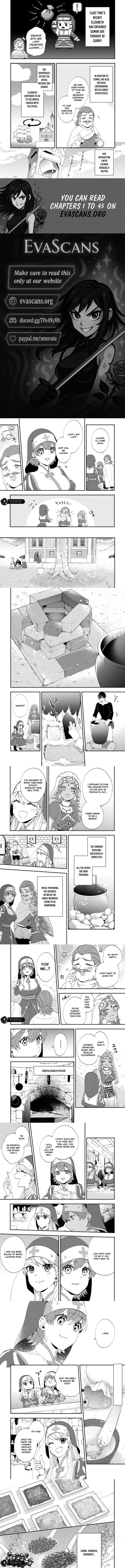 The Banished Villainess! Living The Leisurely Life Of A Nun Making Revolutionary Church Food Chapter 38 - Page 1