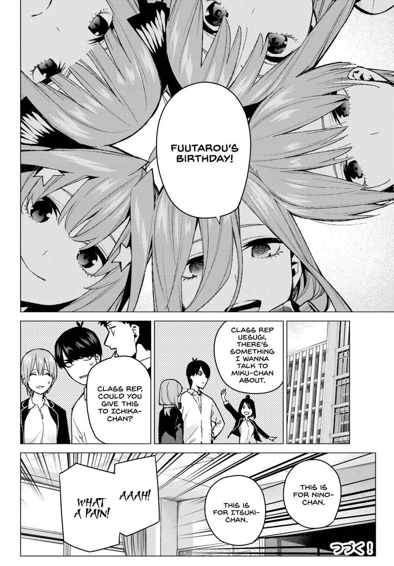 The Quintessential Quintuplets Chapter 70 - Page 20