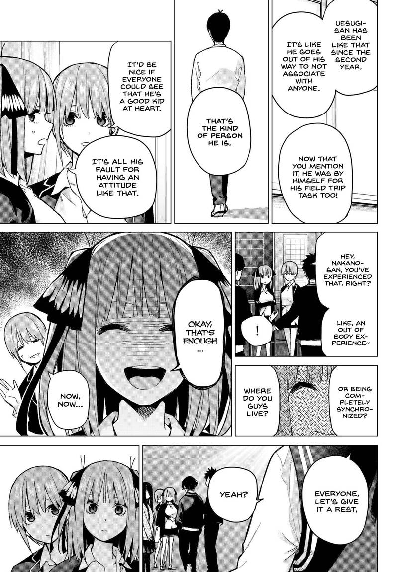 The Quintessential Quintuplets Chapter 70 - Page 5