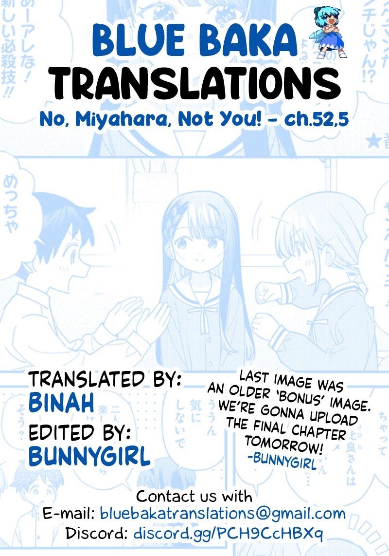 No, Miyahara, Not You! Chapter 52.5 - Page 5
