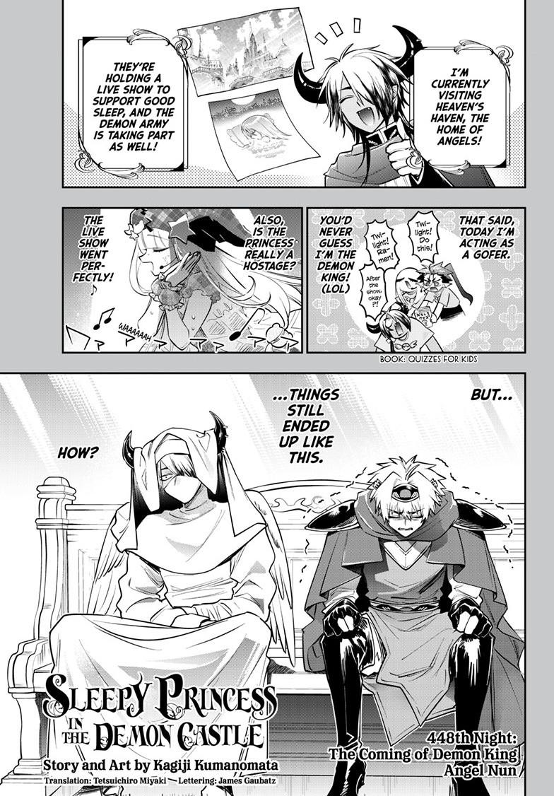 Maou-jou de Oyasumi Chapter 448 - Page 1
