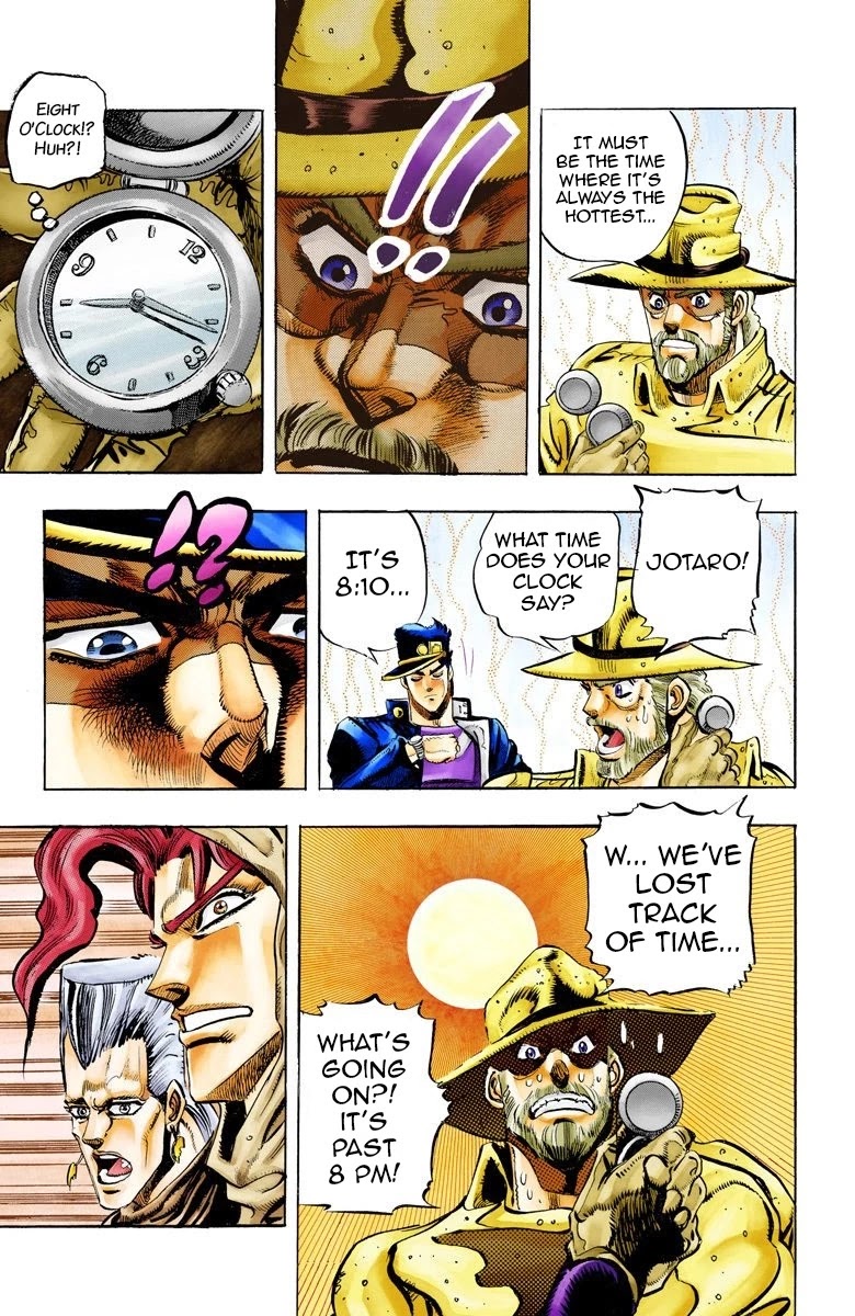 JoJo’s Bizarre Adventure Part 3 – Stardust Crusaders (Official Colored) Chapter 53 - Page 1