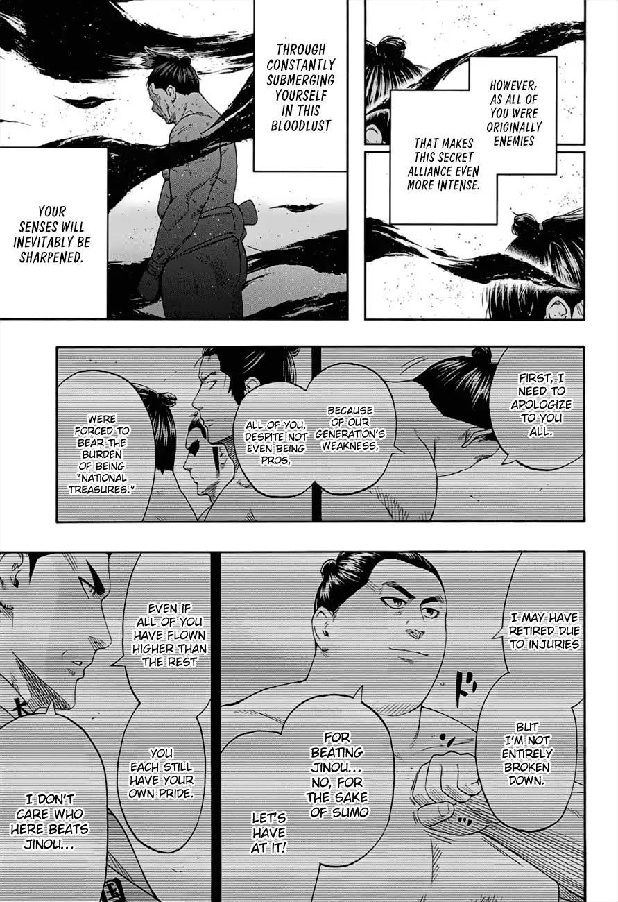 Hinomaru Sumo Chapter 176 - Page 15