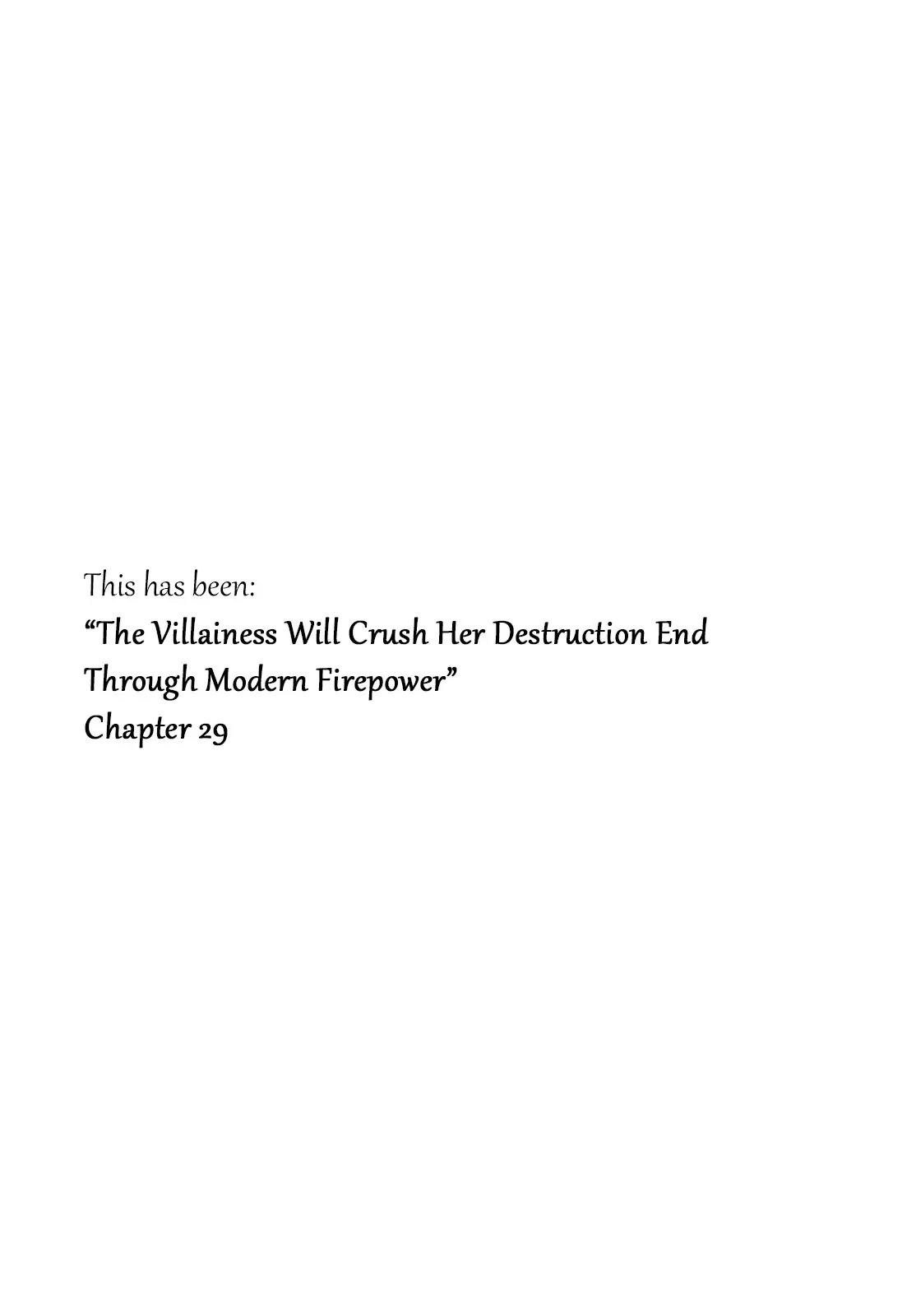 The Villainess Will Crush Her Destruction End Through Modern Firepower Chapter 29 - Page 11