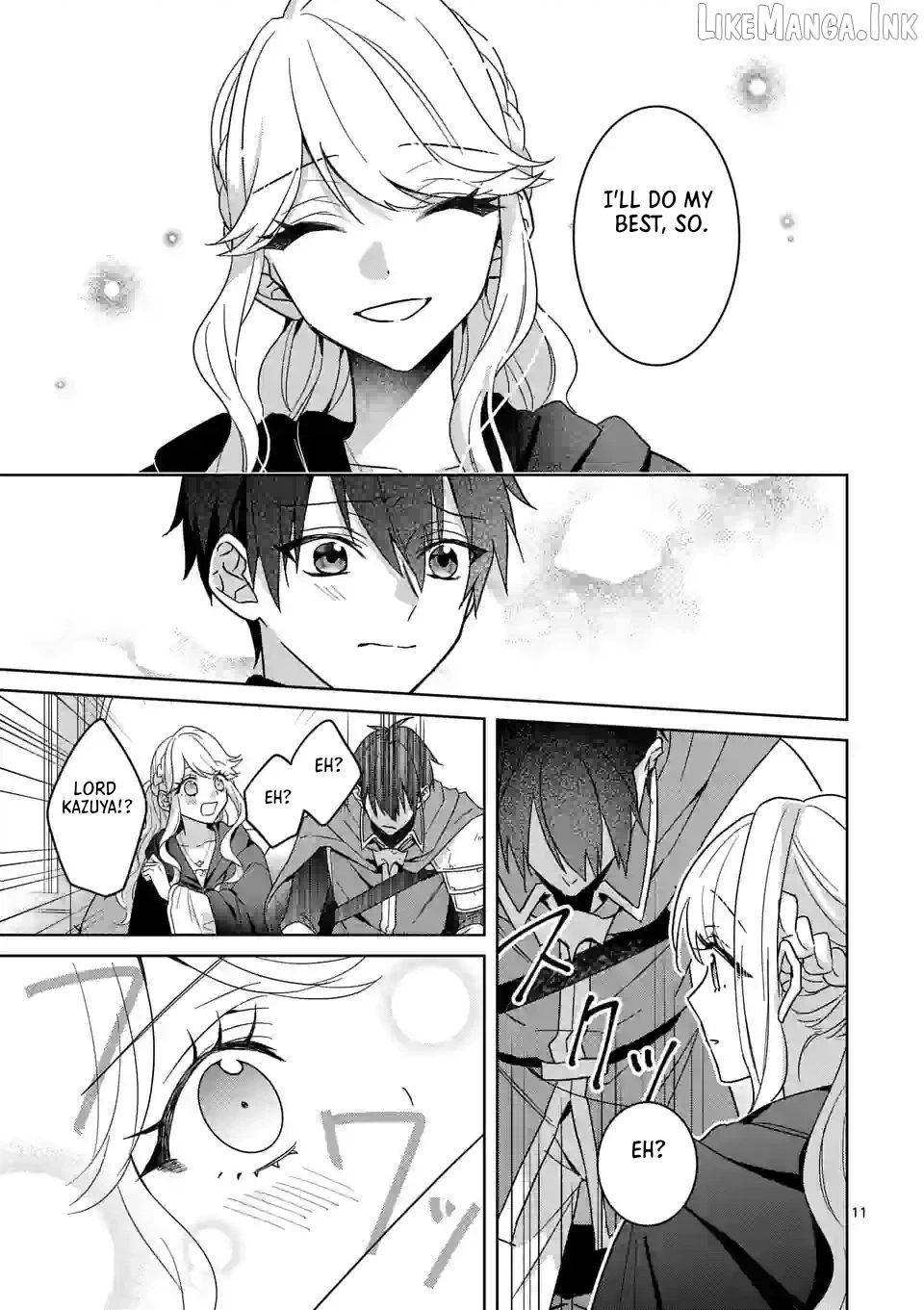 Onimotsu to Yobareta Tensei Hime wa, Shoukan Yuusha ni Koi wo Shite Seijo ni Narimashita Chapter 12 - Page 11