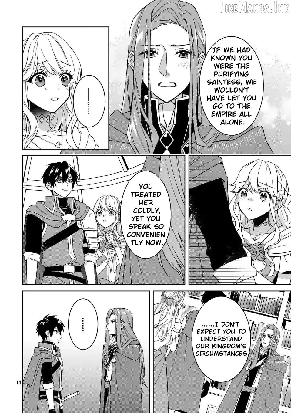 Onimotsu to Yobareta Tensei Hime wa, Shoukan Yuusha ni Koi wo Shite Seijo ni Narimashita Chapter 13 - Page 14