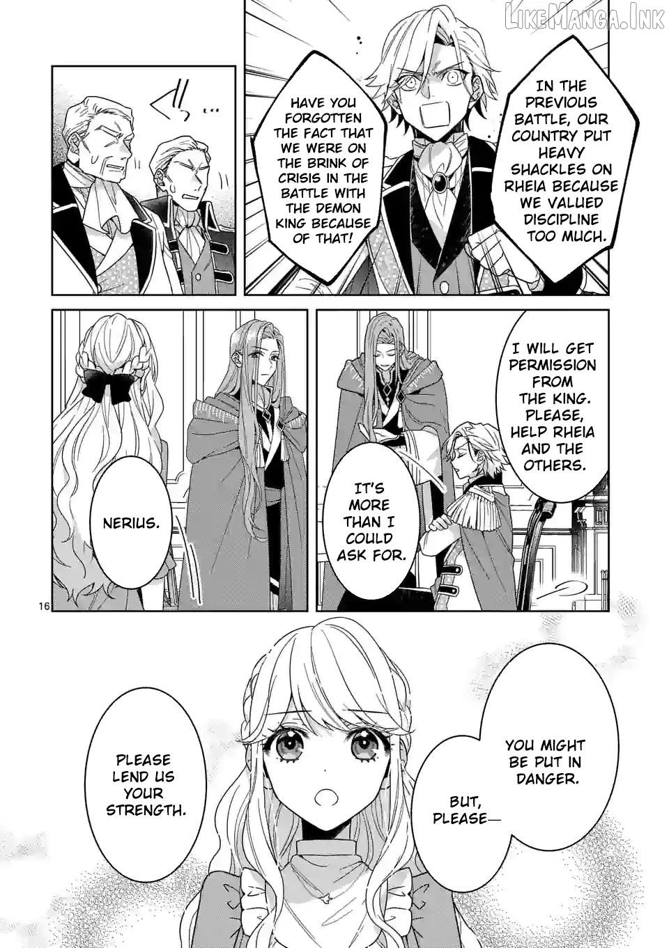 Onimotsu to Yobareta Tensei Hime wa, Shoukan Yuusha ni Koi wo Shite Seijo ni Narimashita Chapter 14 - Page 16