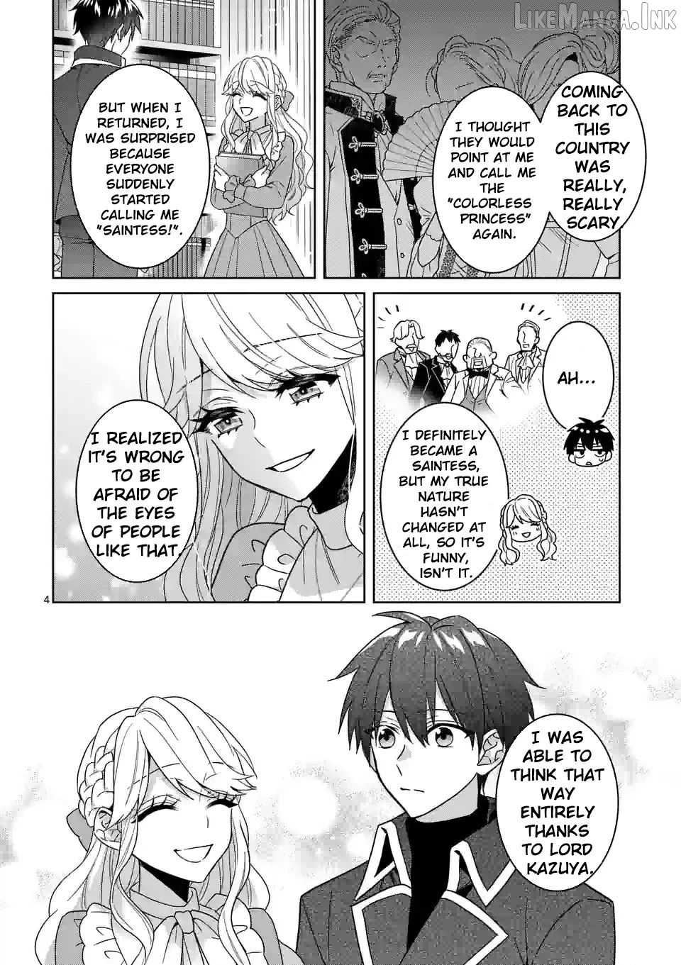 Onimotsu to Yobareta Tensei Hime wa, Shoukan Yuusha ni Koi wo Shite Seijo ni Narimashita Chapter 14 - Page 4