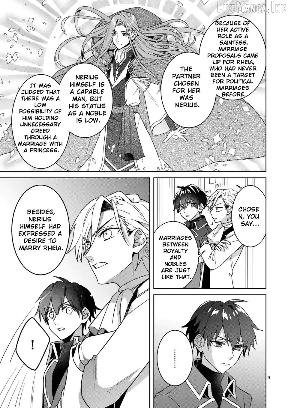 Onimotsu to Yobareta Tensei Hime wa, Shoukan Yuusha ni Koi wo Shite Seijo ni Narimashita Chapter 14 - Page 9