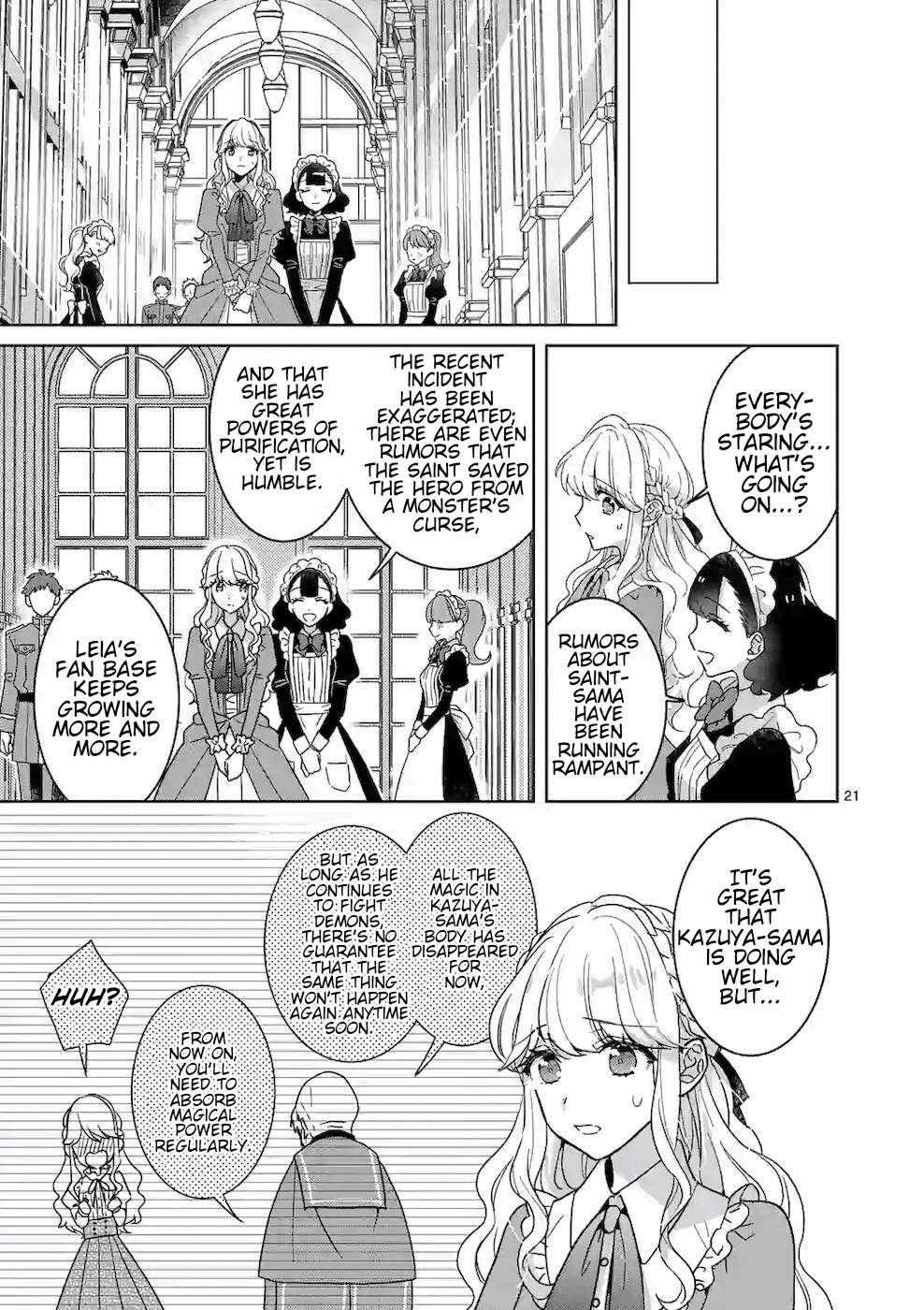Onimotsu to Yobareta Tensei Hime wa, Shoukan Yuusha ni Koi wo Shite Seijo ni Narimashita Chapter 5 - Page 22