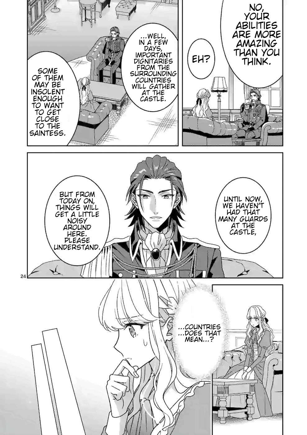 Onimotsu to Yobareta Tensei Hime wa, Shoukan Yuusha ni Koi wo Shite Seijo ni Narimashita Chapter 5 - Page 25