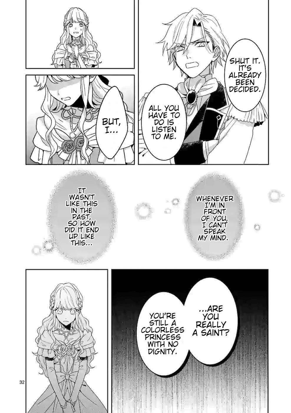 Onimotsu to Yobareta Tensei Hime wa, Shoukan Yuusha ni Koi wo Shite Seijo ni Narimashita Chapter 5 - Page 33