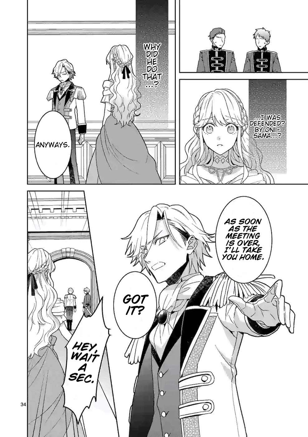 Onimotsu to Yobareta Tensei Hime wa, Shoukan Yuusha ni Koi wo Shite Seijo ni Narimashita Chapter 5 - Page 35
