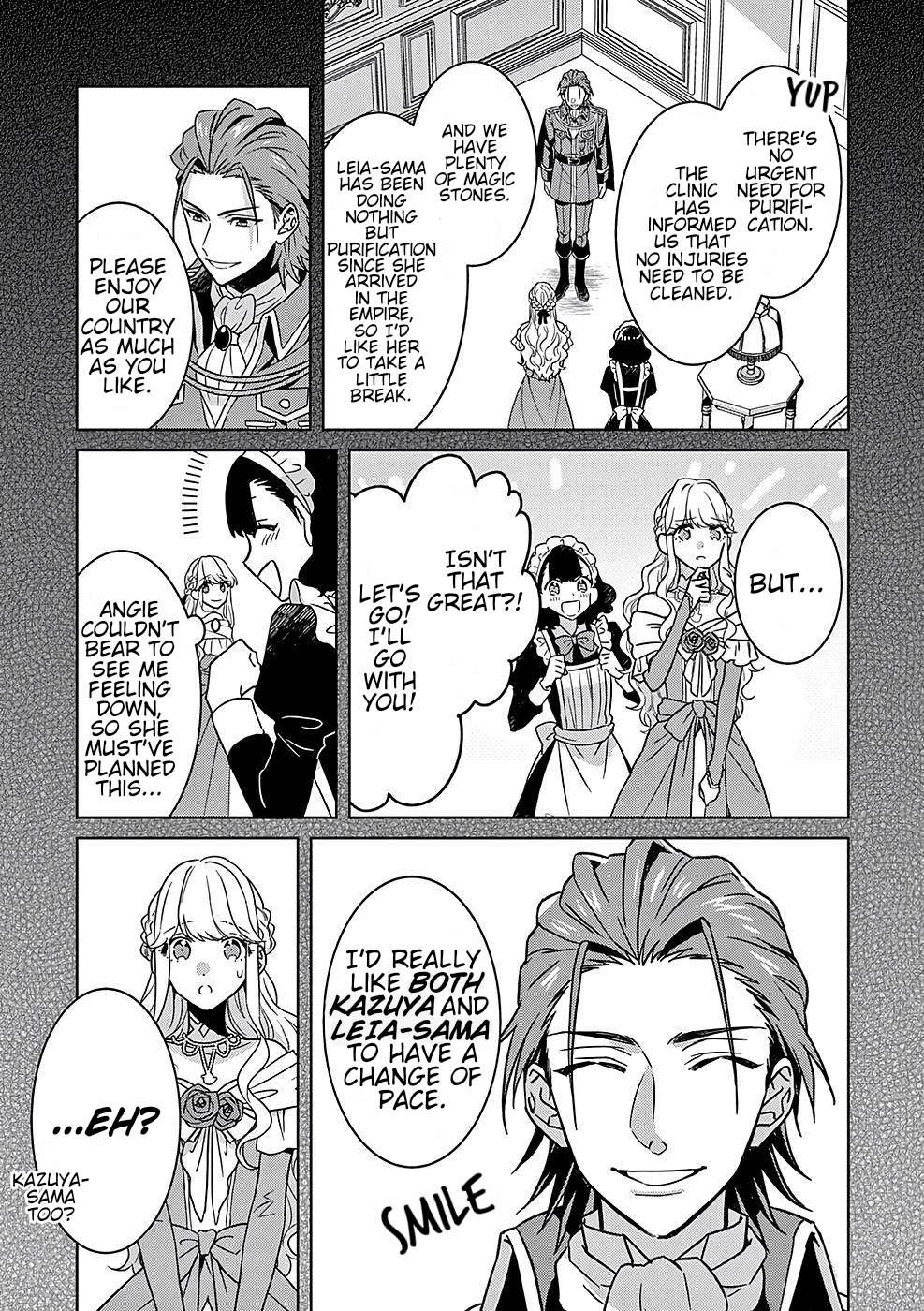 Onimotsu to Yobareta Tensei Hime wa, Shoukan Yuusha ni Koi wo Shite Seijo ni Narimashita Chapter 6 - Page 7
