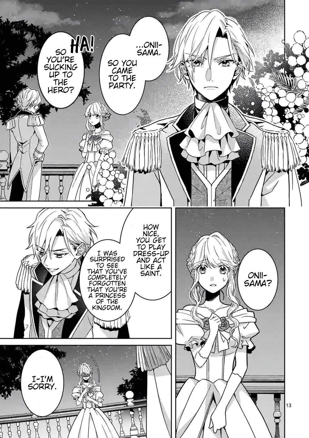 Onimotsu to Yobareta Tensei Hime wa, Shoukan Yuusha ni Koi wo Shite Seijo ni Narimashita Chapter 7 - Page 14