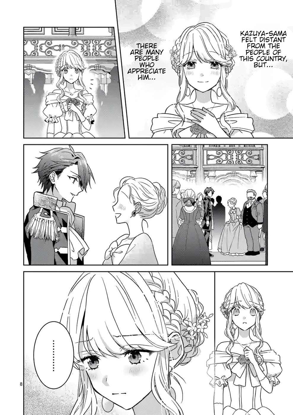 Onimotsu to Yobareta Tensei Hime wa, Shoukan Yuusha ni Koi wo Shite Seijo ni Narimashita Chapter 7 - Page 9