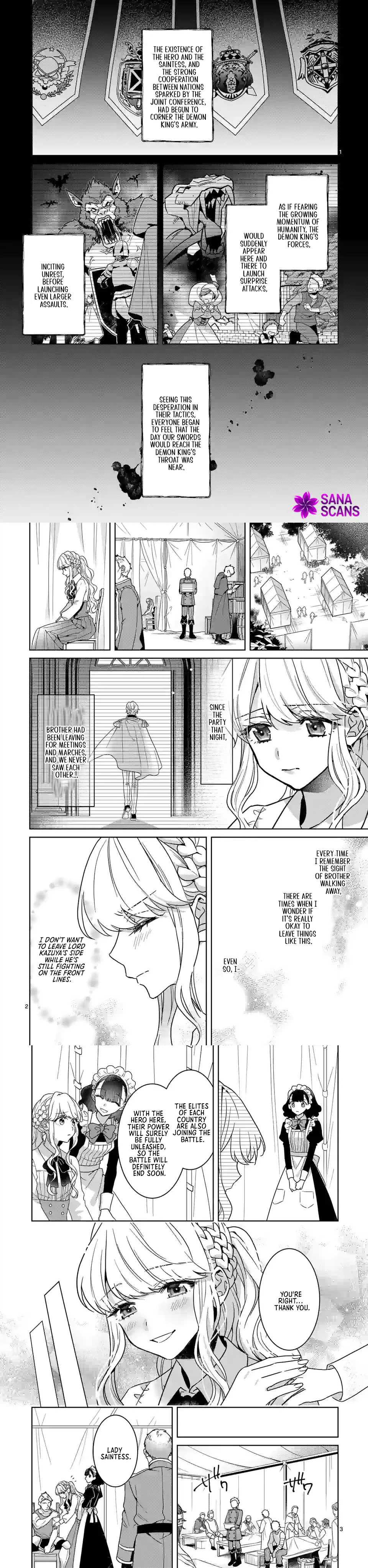 Onimotsu to Yobareta Tensei Hime wa, Shoukan Yuusha ni Koi wo Shite Seijo ni Narimashita Chapter 8 - Page 1