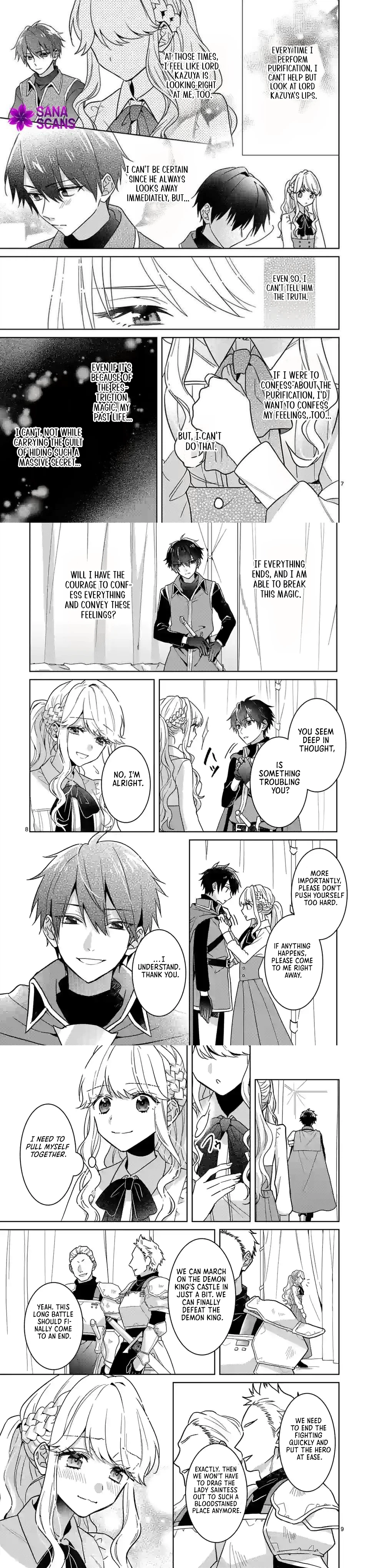 Onimotsu to Yobareta Tensei Hime wa, Shoukan Yuusha ni Koi wo Shite Seijo ni Narimashita Chapter 8 - Page 3
