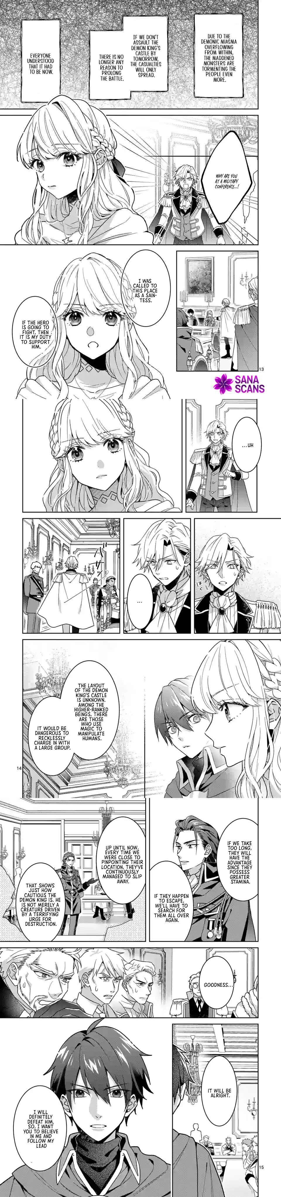 Onimotsu to Yobareta Tensei Hime wa, Shoukan Yuusha ni Koi wo Shite Seijo ni Narimashita Chapter 8 - Page 5