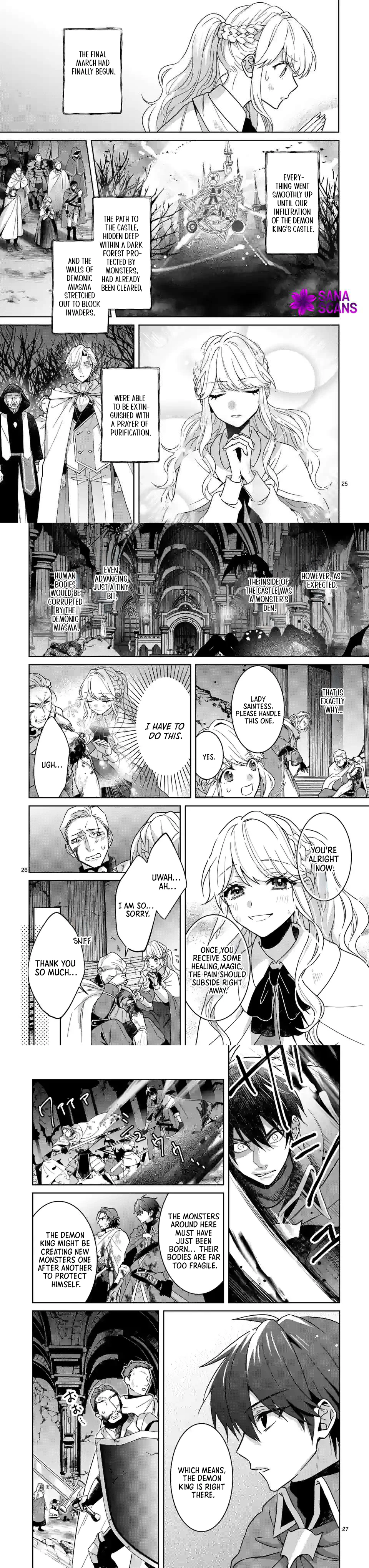 Onimotsu to Yobareta Tensei Hime wa, Shoukan Yuusha ni Koi wo Shite Seijo ni Narimashita Chapter 8 - Page 9