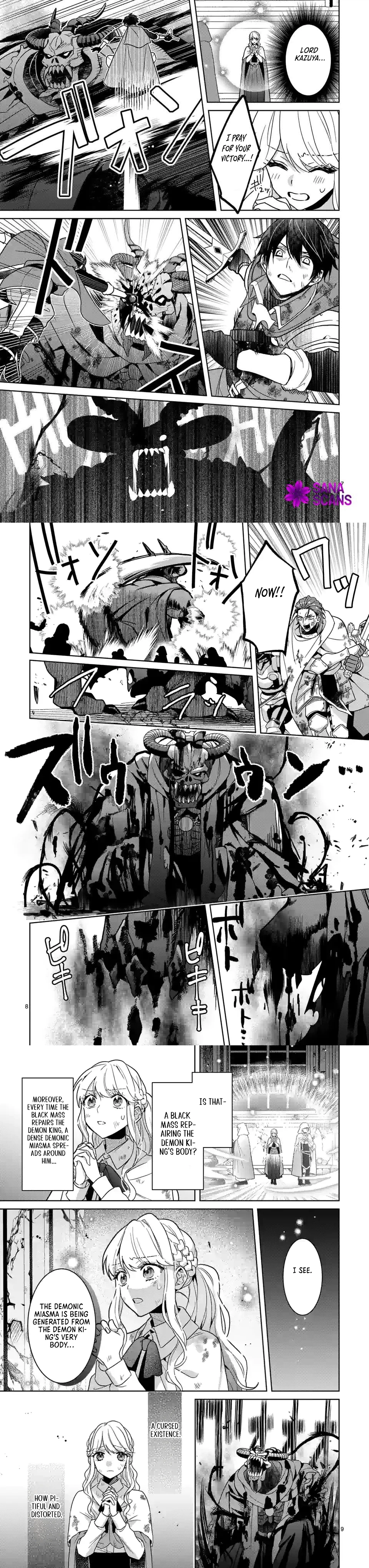 Onimotsu to Yobareta Tensei Hime wa, Shoukan Yuusha ni Koi wo Shite Seijo ni Narimashita Chapter 9 - Page 3