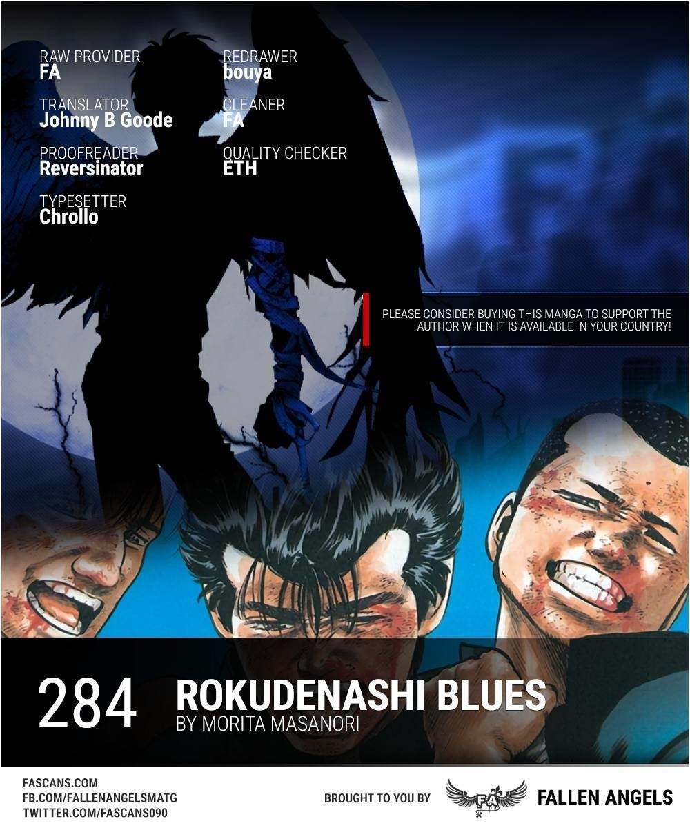 Rokudenashi Blues Chapter 284 - Page 1