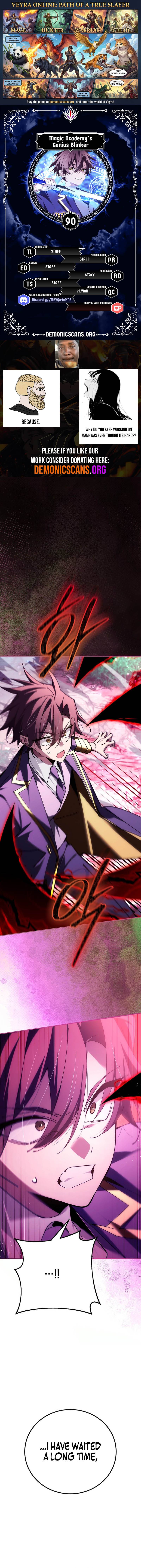 Magic Academy’s Genius Blinker Chapter 90 - Page 1