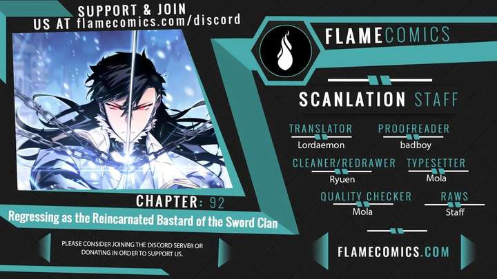 Regressing as the Reincarnated Bastard of the Sword Clan Chapter 92 - Page 1