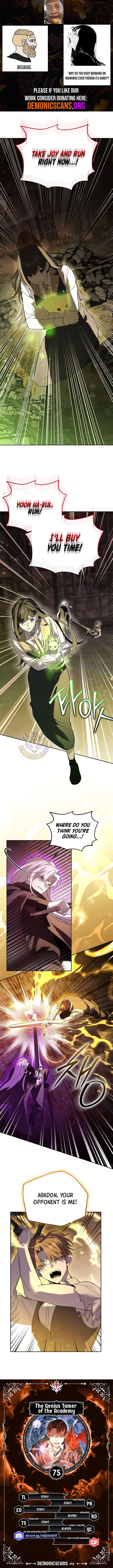 The Genius Tamer of the Academy Chapter 75 - Page 1
