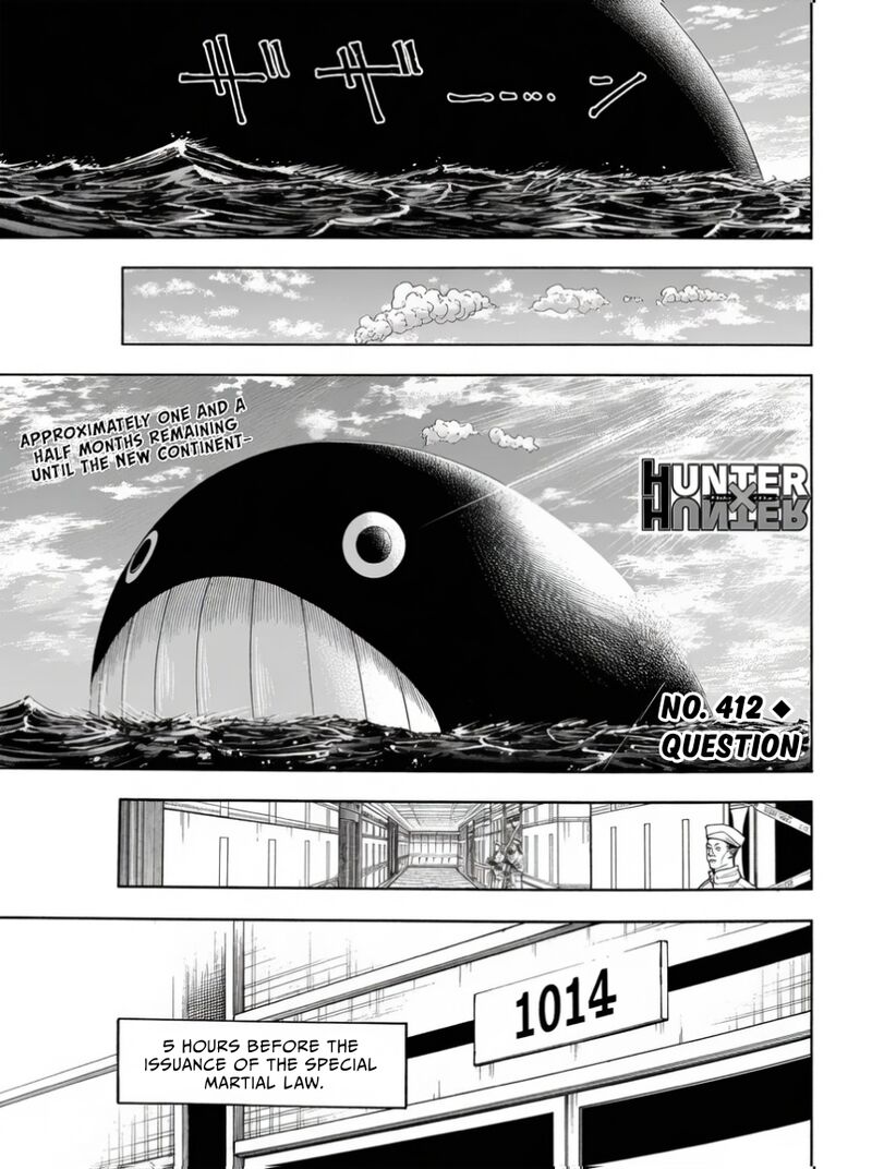 Hunter x Hunter Chapter 412 - Page 1