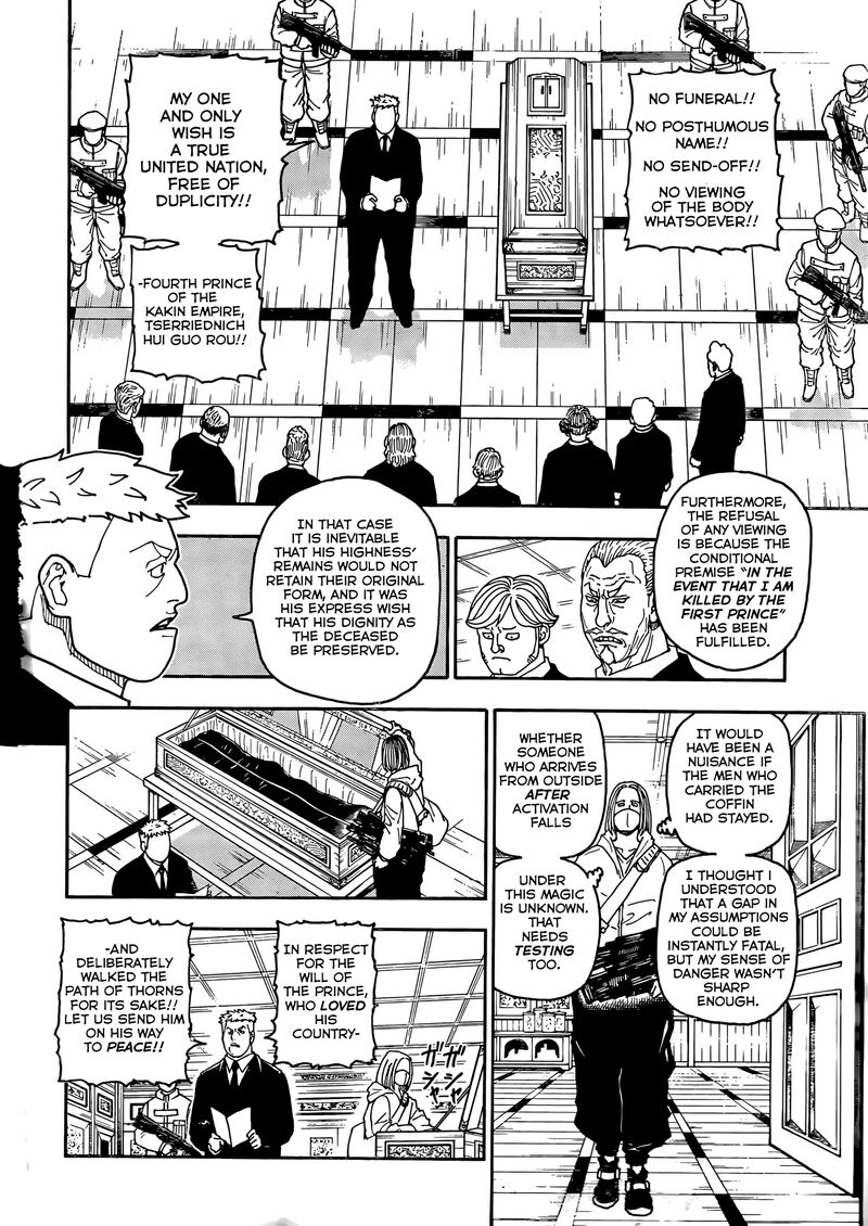 Hunter x Hunter Chapter 418 - Page 12