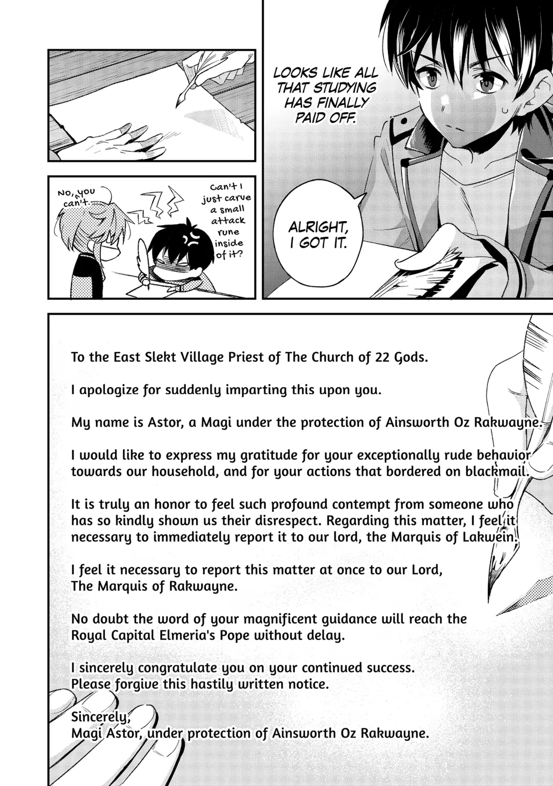 Ochikobore “1” Mahou Tsukai wa, Kyou mo Muishiki ni Cheat wo Tsukau Chapter 34 - Page 16