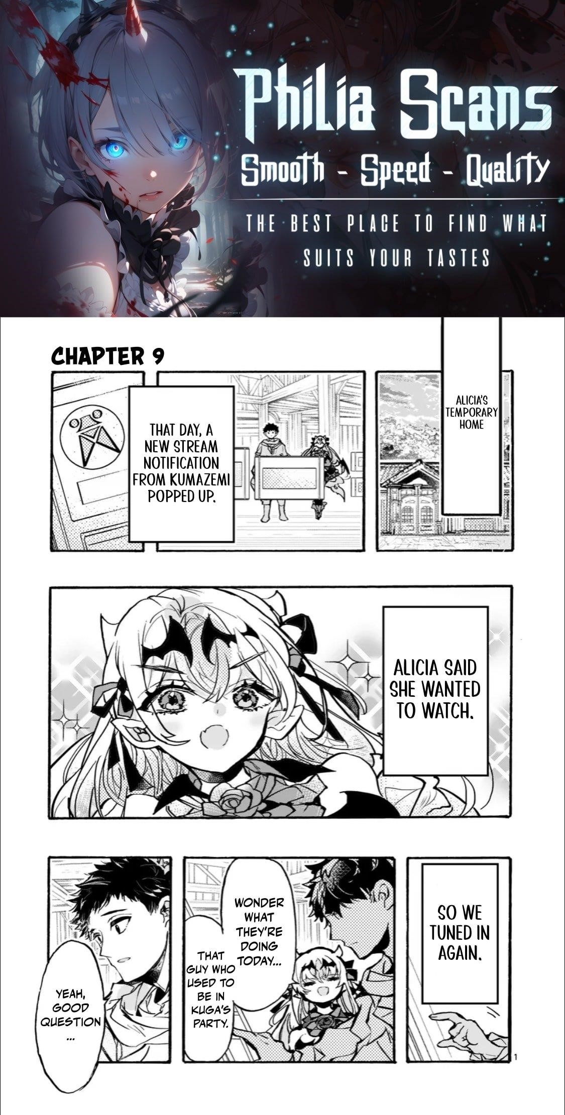 Darkened Hero: Hidden Boss Hunt Chapter 9.1 - Page 1