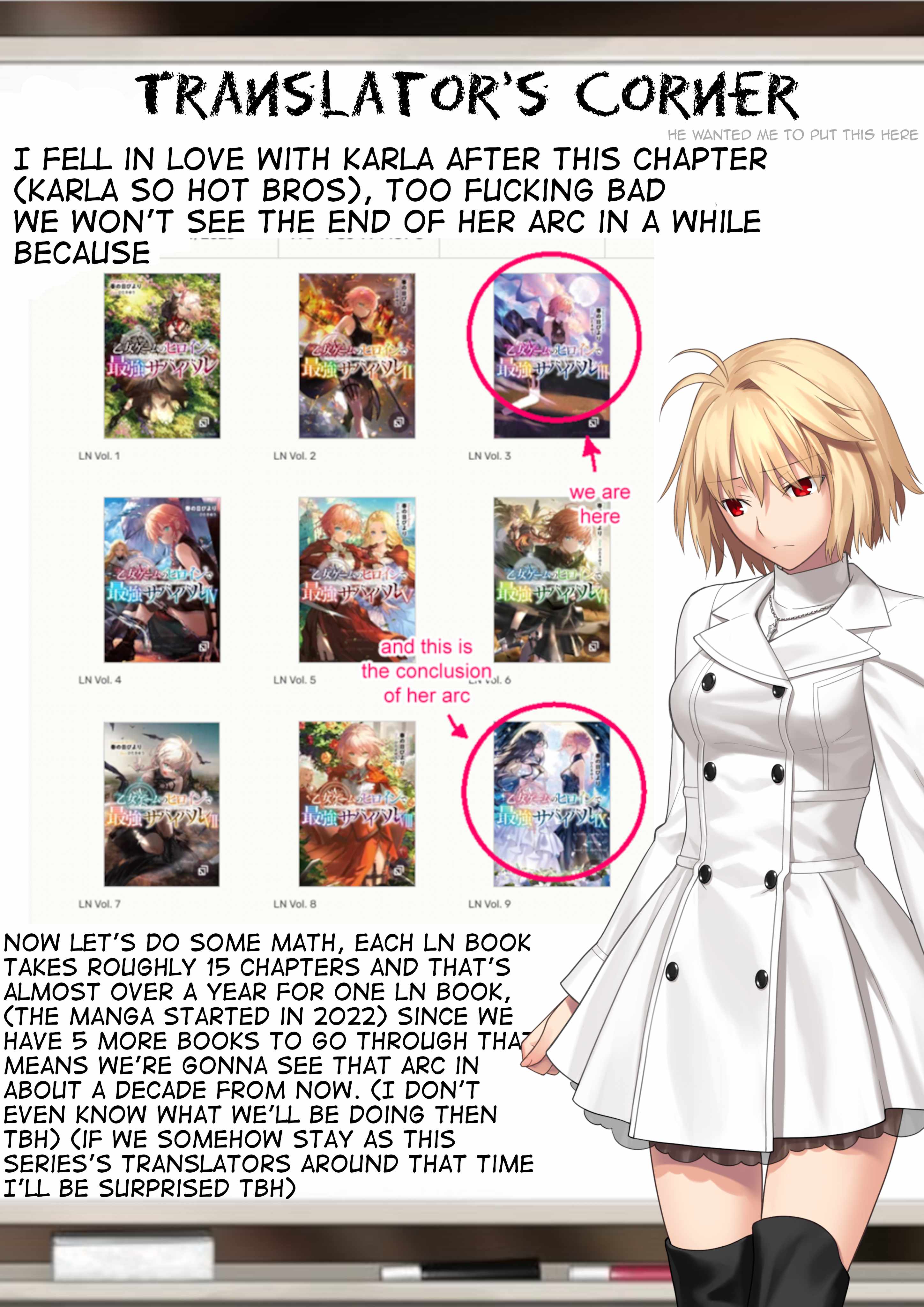 Otome Game no Heroine de Saikyou Survival Chapter 30.5 - Page 61