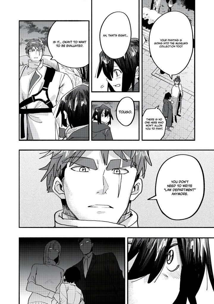 Kyou mo E ni Kaita Mochi ga Umai Chapter 45 - Page 24