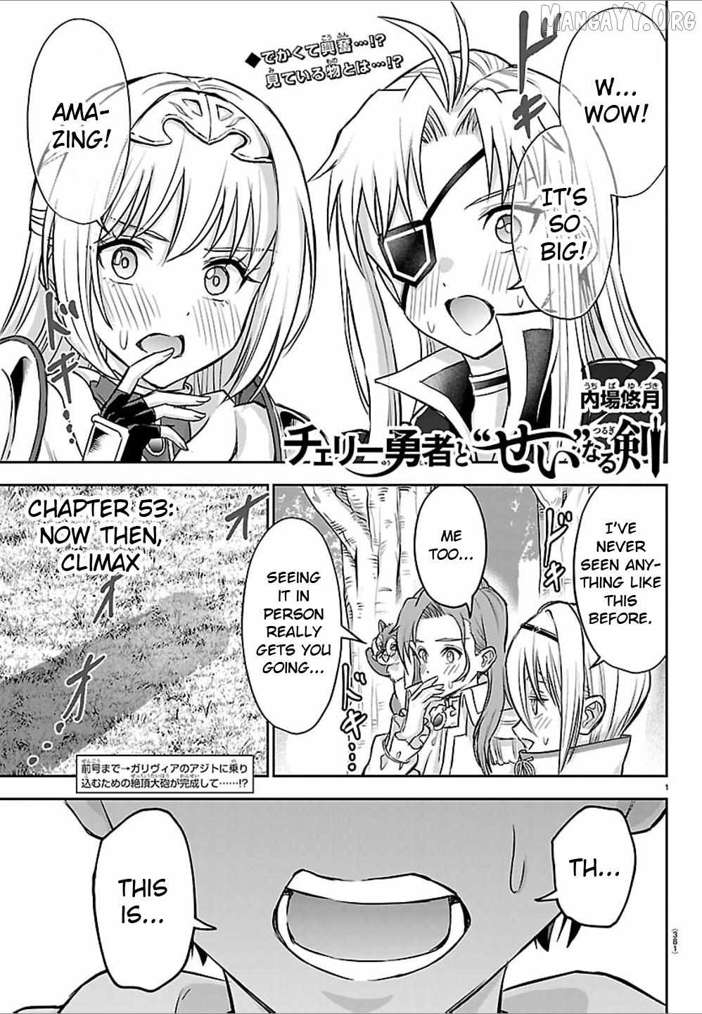 Cherry Hero and the “Holy” Sword Chapter 53 - Page 1