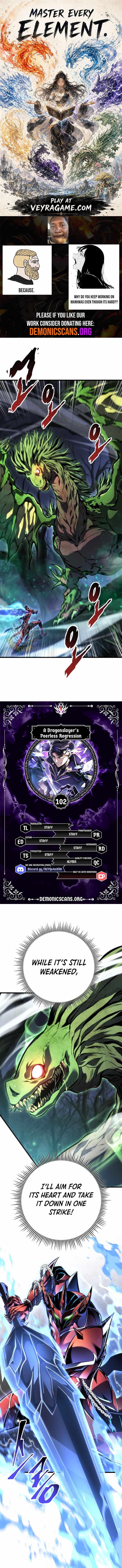 A Dragonslayer’s Peerless Regression Chapter 102 - Page 1