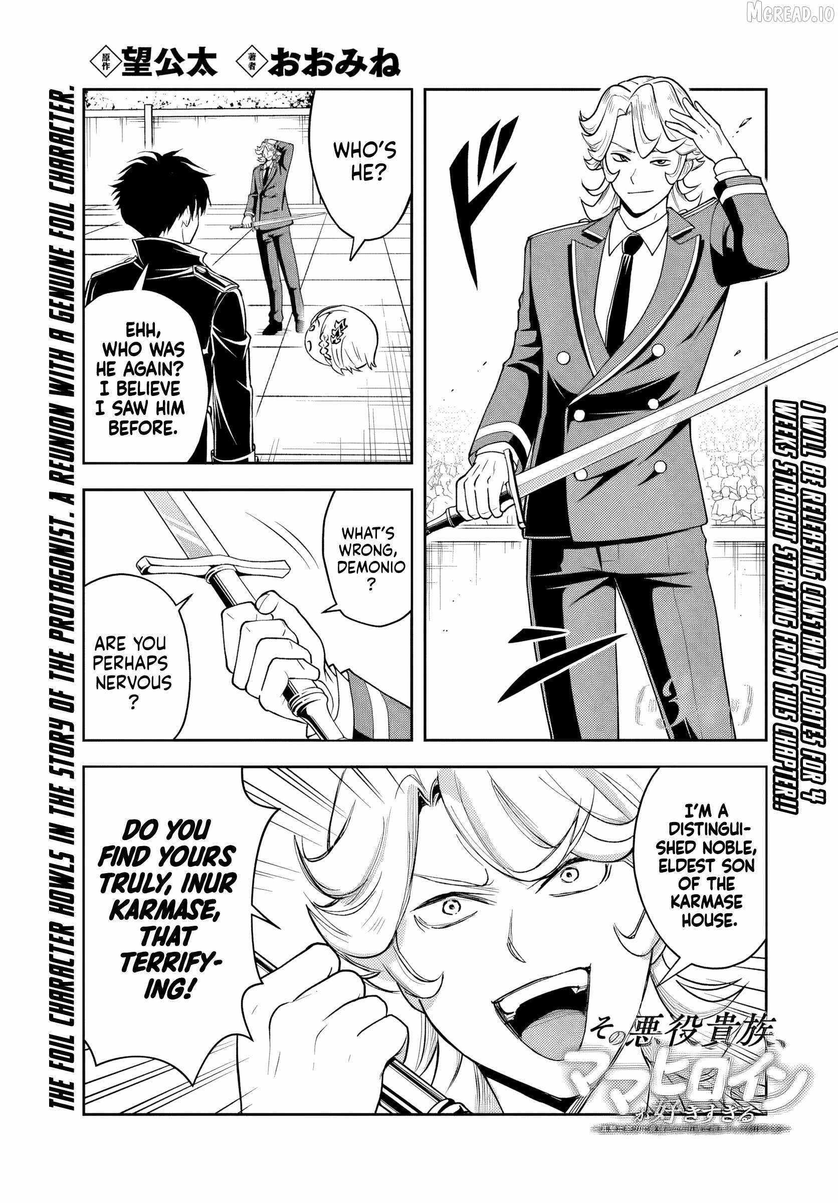 The Villainous Noble Loves Mom Heroines Too Much ~Becoming the Strongest With Sincere Effort to Save Misfortunate Fave Chars~ Chapter 34 - Page 1