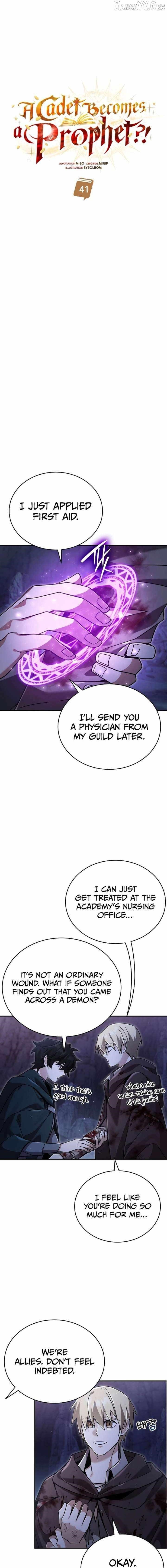 A Cadet Becomes a Prophet?! Chapter 41 - Page 5