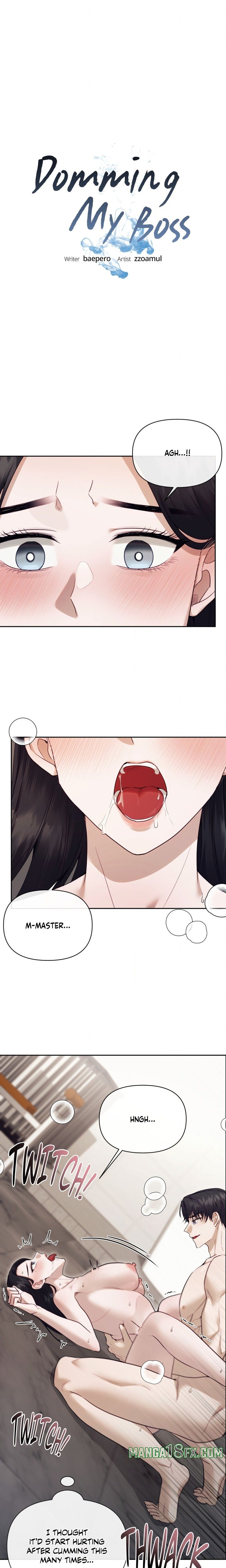 Domming My Boss Chapter 50.3 - Page 1