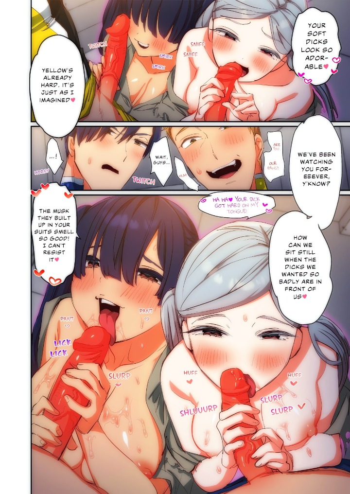 Pitiful Ranger Pink: I’m Such a Disgrace, but It Feels So Good! (Uncensored) Chapter 11 - Page 8