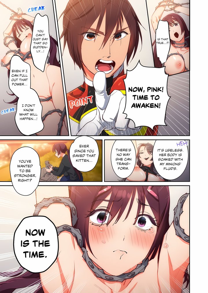 Pitiful Ranger Pink: I’m Such a Disgrace, but It Feels So Good! (Uncensored) Chapter 21 - Page 23