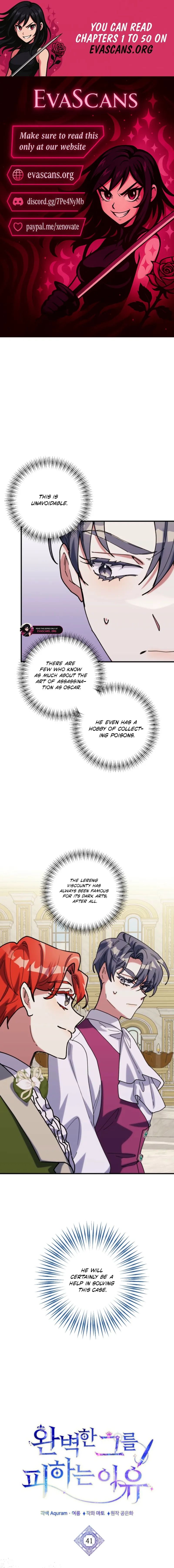 The Reason for Avoiding Him, the Perfect One Chapter 41 - Page 1