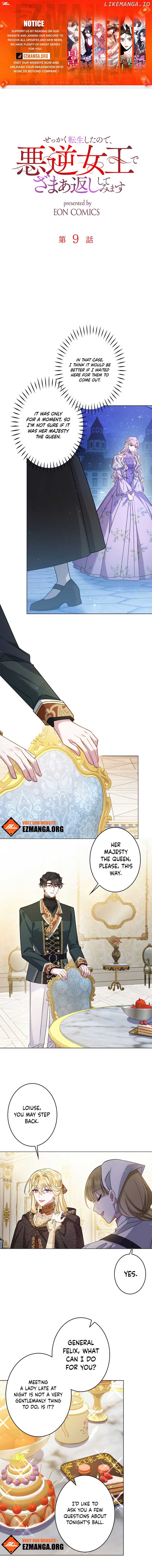 Reincarnated As the Villain Queen to Get My Revenge Chapter 9 - Page 1