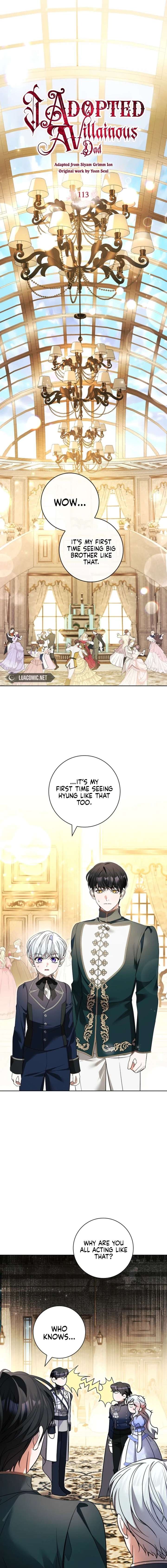 I Adopted a Villainous Dad Chapter 113 - Page 5